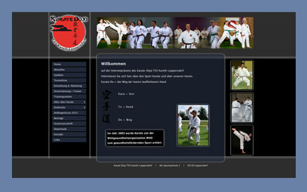 Webseite Karate-Lappersdorf.de