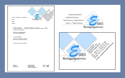 Logo / Visitenkarte / Briefpapier Kurt Endisch