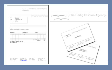 Logo / Visitenkarte / Briefpapier Julia Heilig