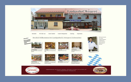 Webseite Landgasthof-Metzgerei-Eichenseher.de